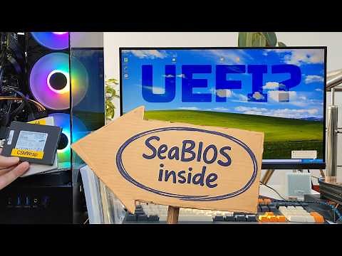 CSMWrap: Legacy OSes are back on UEFI! (Tested with Windows 98, XP x64 & Vista) #notanemulator