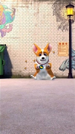 I'M DOGS 🐕 MY SWEET GF BABY PLAYING THE GAME 🎯 🎮 #kidscartoon #dogshorts