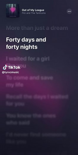 Fitz and The Tantrums - Out of My League Lyrics