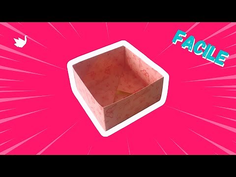 Origami masu box: traditional paper box (Easy tutorial)