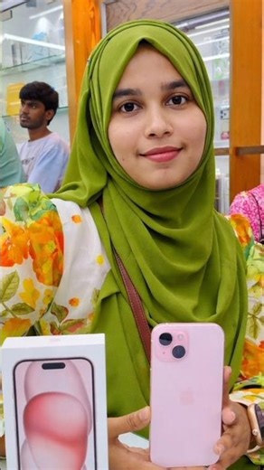 iPhone 15 Pink Unboxing😍 #iphone15 #iphone15unboxing #intimekhulna #intimemobileshop #shorts