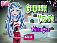 Play Ghoulia Yelps Hairstyles | Free Online  Games. KidzSearch.com