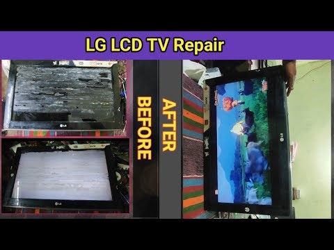 How to replace LG LCD TV Polarizer Paper | LG TV White Pitcher