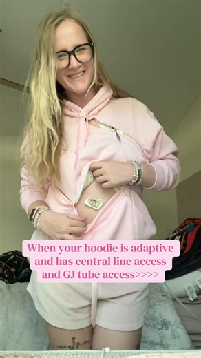 adaptive fashion matters! #chronicillness #medicaldevices #centralline #inclusivefashion #tubie