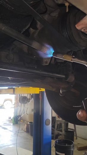 78K views · 441 reactions | Freeing up a seized belt tensioner on a Porsche. #seized #stuck #time #rust #automotive #industry #technician #professional #flames #torch #reels #trending #viral | Jasper Motorsport | Facebook