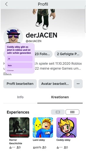 Ceddy obby gibt es jetzt in roblox und ist sehr schön geworden