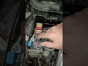 Fuse positioning and layout of the Renault Clio.