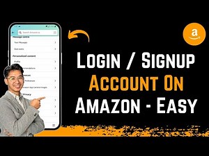 How to Login / Sign Up Amazon Account !