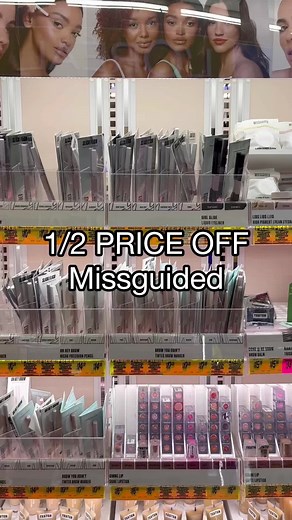 Half Price Sale on Missguided Cosmetics at Chemist Warehouse