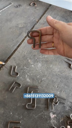 Automatic steel hook bending machine #machine #bending #wirebending #steelhook