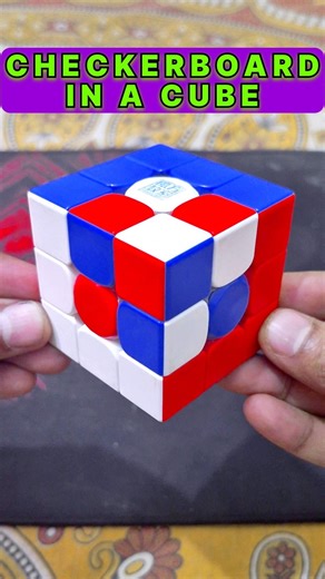 Checkerboard in a Cube 🔥 #shorts #viral #tutorial