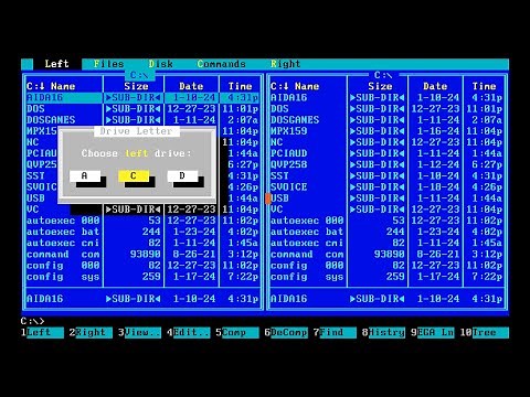 NORTON COMMANDER / DOS