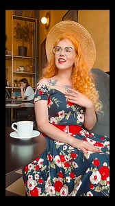 122K views · 4K reactions | Found my pot of gold. Spoiler: it’s coffee. Who needs luck when you have espresso? ☕️❤️.Dress: @british_retro .#RetroGlamour #VintageChic #PinupLife #ClassicBeauty #ModernVintage #ArtLover #CoffeeConnoisseur #VintageFashionista #RetroStyle #PinupGirlGlam #VintageLoversUnite #ArtAndStyle #DailyDoseOfVintage #CoffeeAndCulture #PinupFashion #RetroChic #CulturalExplorer #VintageInspiration #pinupgirl | foxmutt | Facebook