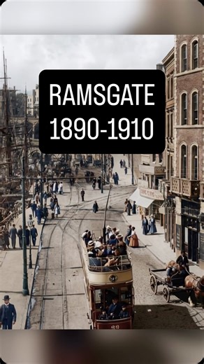 The Time Travel Tour | Ramsgate, Kent. Around 120 Years ago! At the turn of the 20th century, Ramsgate was a bustling, fashionable seaside resort, popular with... | Instagram