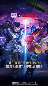 1.8K views | Transformers Trail Linuhos. Eslai pura garera bishes title prapta garnuhos. Achievements haru 2025/9/2 (UTC +0) samma prapta garna sakincha. Yo tapaiko ek matra awasar ho, tesaile miss out nagarnu hos. DOWNLOAD NOW：https://pubgmobile.live/TRANSFORMERS2025 #PUBGMOBILE #TRANSFORMERS #PUBGMxTRANSFORMERS #PUBGM390 | PUBG MOBILE | Facebook