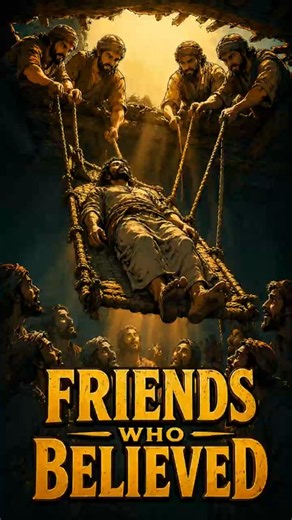 He Was Paralyzed. Then 4 Friends Changed Everything. 😱 #jesus #christianshorts
