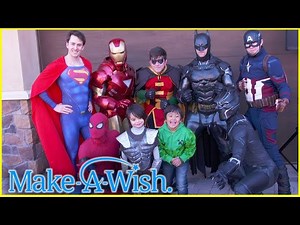 Ryan Surprises Johnny at his End of Chemo Party With Make a Wish!! - Videos For Kids