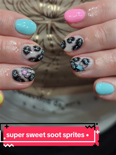 Aren't these soot sprite nails adorable?! #nailinspo #2026nails #fyp #nailtech #nailart @Nail Order