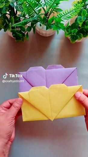 Facile tutoriel d'origami pour enveloppe en papier