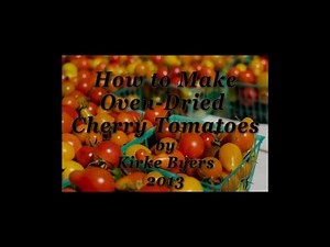 Oven-Dried Cherry Tomatoes