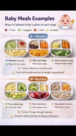 Healthy first bites for happy little tummies