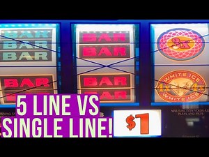 Let's Talk 5 Line Vs Single Line &20 Max Bet Spins On Each! 2X3X4X White Ice Five Line? YES PLEASE!