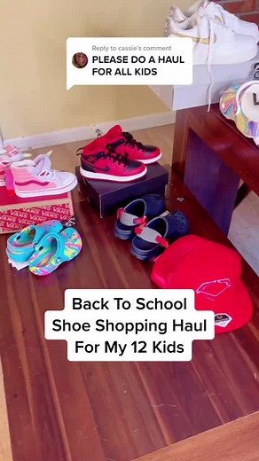 364K views · 7.2K reactions | Back To School Shoe Shopping Haul For My 12 Kids李Which are your favorite? #BackToSchool #ShoeShopping #ShoppingHauls #BigFamily #LargeFamily | Dougherty Dozen | Facebook