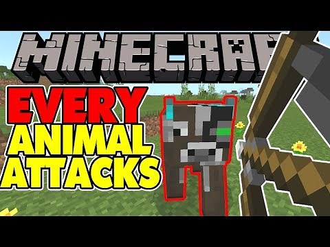 Minecraft BUT Every Animal Attacks You!