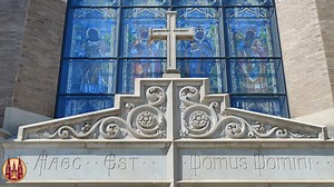 36 reactions · 3 comments | Why did the Cathedral's builders engrave "Haec Est Domus Domini" over the front doors of the Cathedral? | Holy Family Cathedral | Facebook
