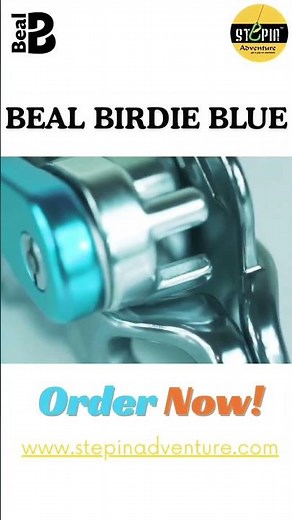 Smooth. Secure. Stylish. Meet the BEAL Birdie Blue 💙 #ClimbSafe