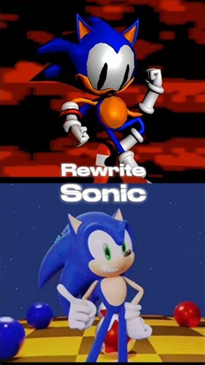 Rewrite Vs Sonic JAX TOY #viral #fnaf #roblox #edit #tadc #sonic #new #sundropfnaf #shorts #funny
