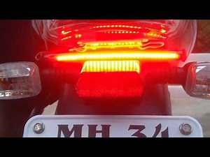 LED TAIL LIGHT STRIP WITH INDICATORS INSTALLATION