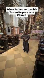 When the priest sprinkles holy water and notices his favourite person in church, this is what happens. Have you experienced something like this? We need to smile more for Jesus sake. John 10:10 I have come to give life and life to the full. #holywater #funny #holywaterblessing #fyp #comedy | Father Manuel