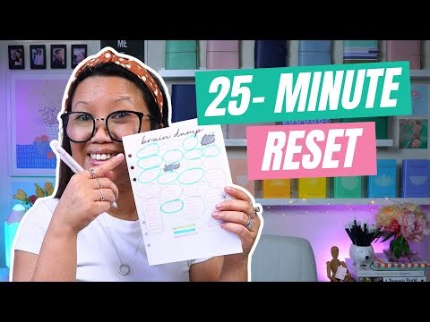 Stressed? Do This 25-Minute Guided Brain Dump to Regain Focus! | (Highlight)