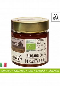 Organic Italian Chestnut Honey from Tuscany - Miele Sant'Agata