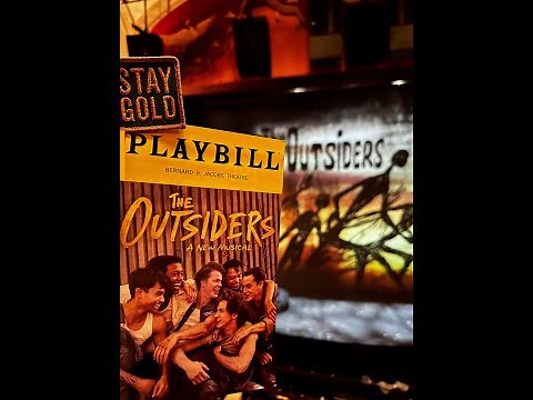 THE OUTSIDERS A NEW MUSICAL FIRST PREVIEW ON BROADWAY 3-16-24 CURTAIN CALL + NIGHT'S HIGHLIGHTS (4K)