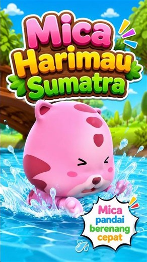 Mica is a fast swimmer - Mica the Sumatran Tiger - Indonesian Children's Song - Animal Song