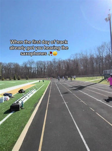 First Day of Track and Field: Saxophones in the Air