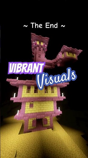 Vibrant Visuals FIRST LOOK at the END in Minecraft 1.22! #minecraft