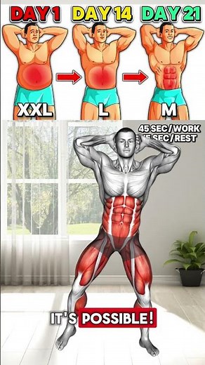 10 Min Standing Abs Workout for Beginners #absworkout #burnbellyfatfast