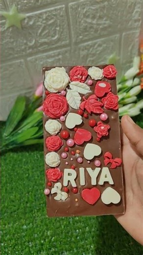 customize chocolate bar.🍫#viralshort #food #chocolate