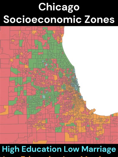 Comment what city I should do next. Data from US Census American Community Survey. #chicago #illinois #data #map #geography