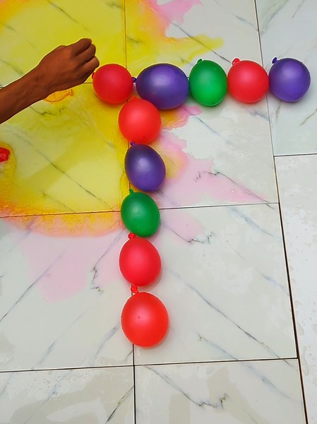 Letter T Balloon Pop: A Colorful Splash Adventure! #reels #trending ##satisfying #ti̇ktok #balloon