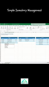 Simple Inventory Management #excelbyromeocostillas #excel #exceltagalog #exceintheworkplace #excelpinoy #exceltips #exceltricks | MS Excel Tutorial by RCostillas