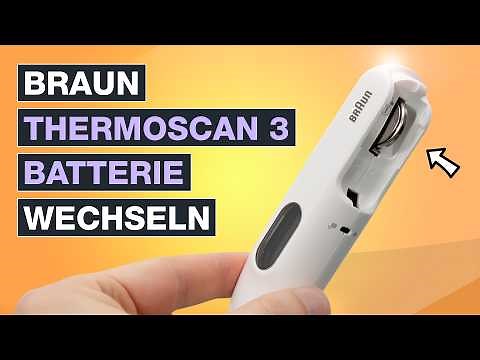 Braun ThermoScan 3 Battery Replacement - Quick Guide - Testventure