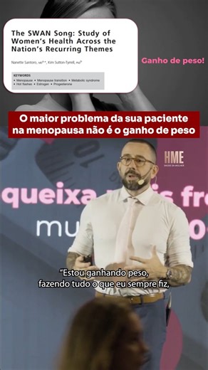 Dr.Diogo Viana on Instagram: "Comente “HME” e entre no Grupo VIP para garantir a condição especial do primeiro lote do HME Saúde na Mulher. Sua paciente não está mentindo para você: ela realmente faz tudo o que sempre fez e começa a engordar na menopausa. E engordar é só a ponta do iceberg. Com a mudança do padrão hormonal na menopausa - a produção de estradiol diminui e a de testosterona permanece igual - o perfil de acúmulo de gordura da mulher também muda. Elas começam a acumular mais gordura