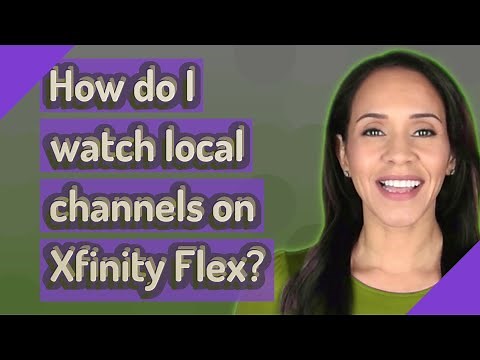 How do I watch local channels on Xfinity Flex?