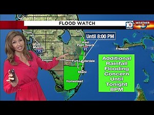 Flood watch continues through Thursday before South Florida weather improves