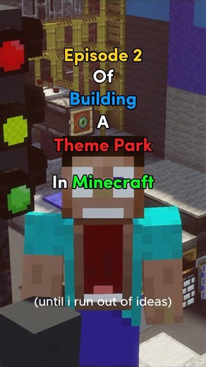 Building My Dream Minecraft Theme Park (Episode 2) #minecraft