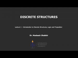 Discrete Structures | Dr.Mudassir Shabbir